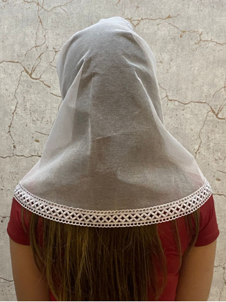 Véu especial Quadrado FLOR 17