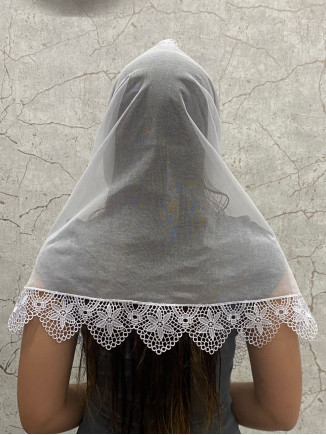 Véu especial Quadrado FLOR 18