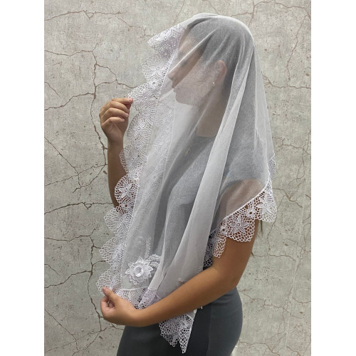 Véu especial Quadrado FLOR 18