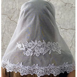 Véu com Aplicação e Strass