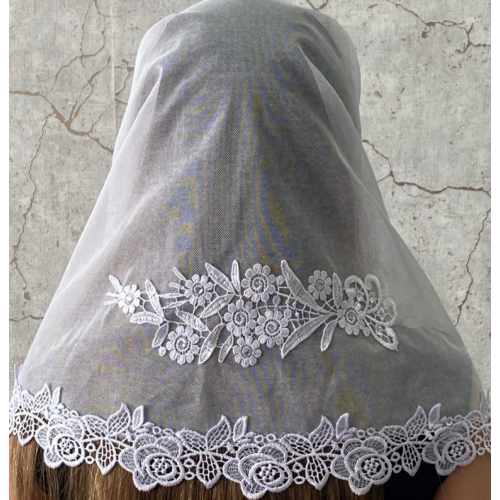 Véu com Aplicação e Strass