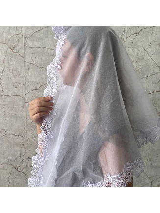 Véu com Aplicação e Strass