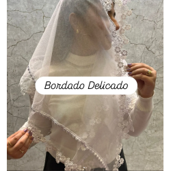Véu bordado