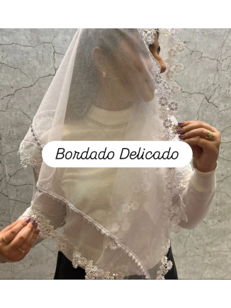 Véu bordado