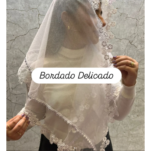 Véu bordado